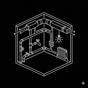 Elektros instaliacijos ir grindinio šildymo vedžiojimas name