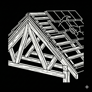 Šlaitinio stogo dengimas, renovacija ir skardinimo darbai Šiauliuose